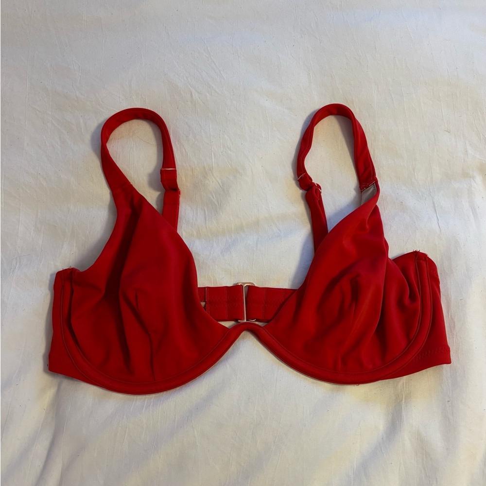 Shade and Shore Red bikini top